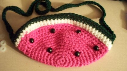 Slice of Summer Watermelon Purse with zipper