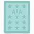 Ava custom name knit chunky newborn blanket Knit-Purl only knitting pattern