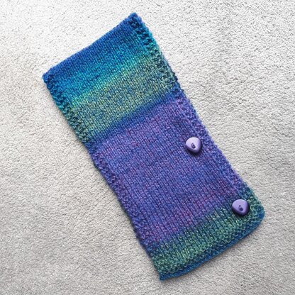 Jeweltone Buttoned Scarf