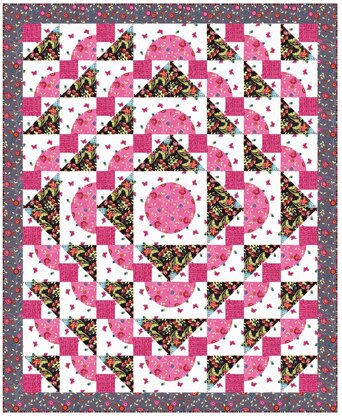 Michael Miller Fabrics How Does Your Garden Grow Quilt - Downloadable PDF