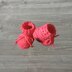 Coral Baby Booties