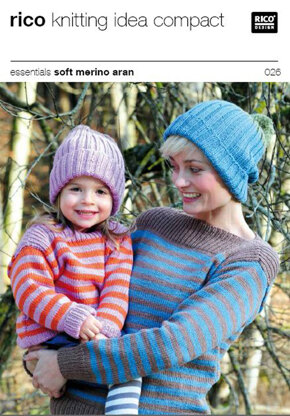 Rico Knitting Wool Yarn Essentials Soft Merino Aran Worsted