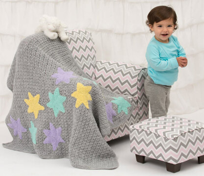 Twinkle Stars Baby Blanket in Red Heart Anne Geddes
Baby - LW4574 - Downloadable PDF