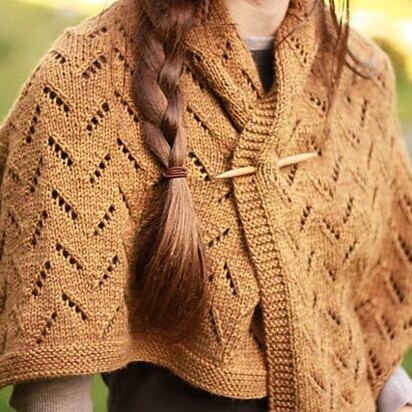 Salt Marsh Wrap - knitting pattern
