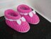 Häkelanleitung Babyschühchen mit Schleife
