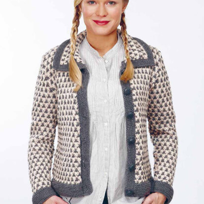 Cardigan in Rico Essentials Soft Merino Aran - 107