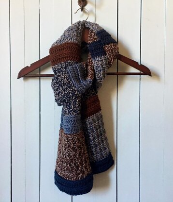 Crochet Scarf Pattern for Men: Crochet That Man a Scarf!