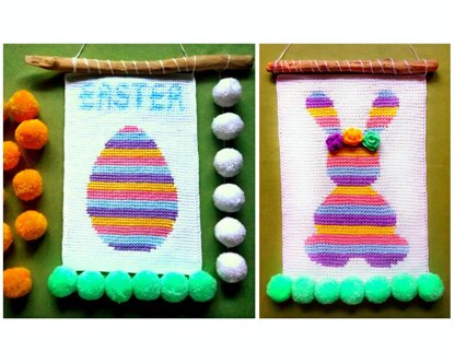 Easter Bunny And Egg Decor