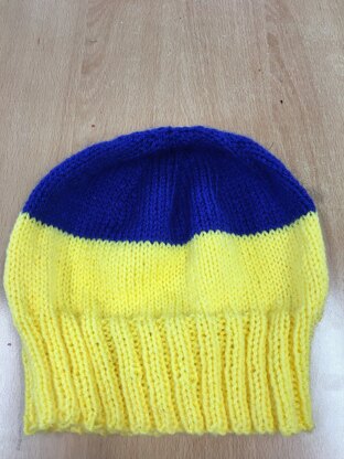 Ukraine charity beanie