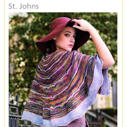 St. Johns Shawl in Malabrigo Arroyo - Downloadable PDF