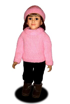 Knitting Pattern for My Twinn, My BFF, 23 inch dolls. 604