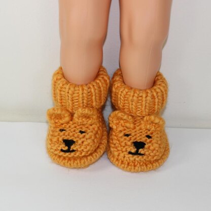 Baby Teddy Bear Booties