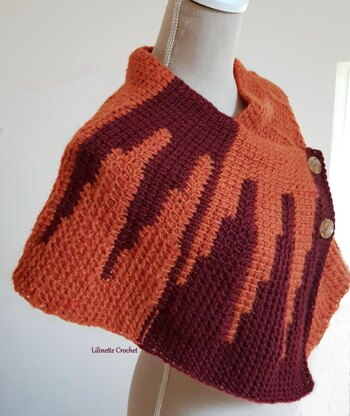 Spikle Cape / Cowl / Shoulder wrap