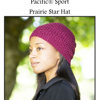 Prarie Star Hat in Cascade Yarns Pacific Sport - DK579 - Downloadable PDF