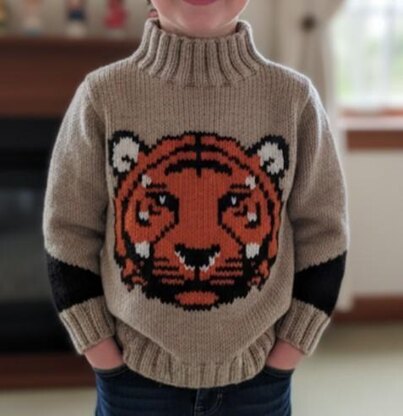 Tiger Sweater and Hat