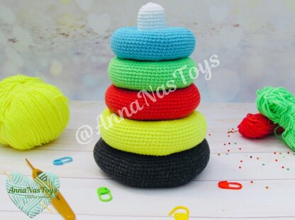 Colored stacking rings