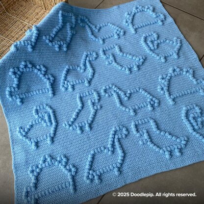 Bobble Crochet Dinosaur