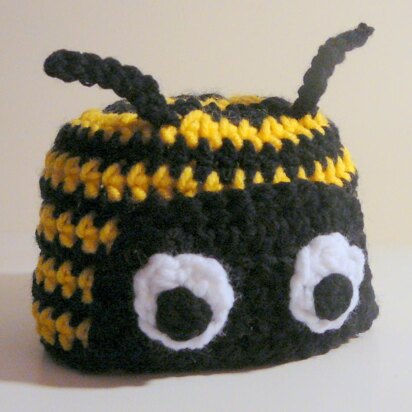 Bumble Bee Hat - Newborn to Adult