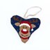 Cleopatras Needle Rudolph Heart Needlepoint Kit