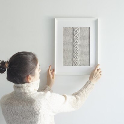 Wall hanging with braiding - Wall Art Decor + Video