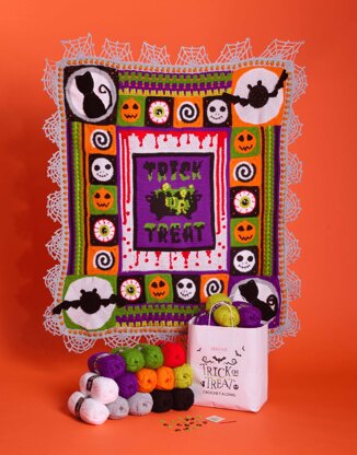 Sirdar Halloween Crochet Along Blanket