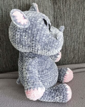 Crochet Pattern for the Hippo Taddle!