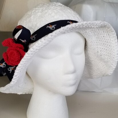 Derby Day Ladies Hat - knitting pattern