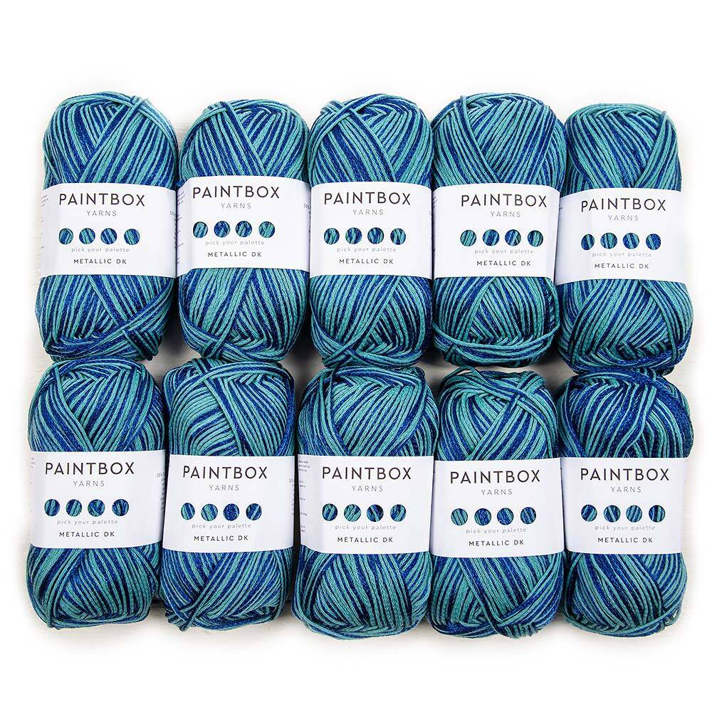 Paintbox Yarns Metallic DK 10 Ball Value Pack - view 2
