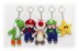 Nintendo Mario Characters Key Chains Crochet Pattern