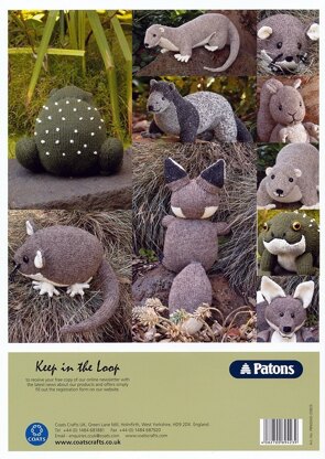 Woodland Animals 2 Book by Patons - 3825