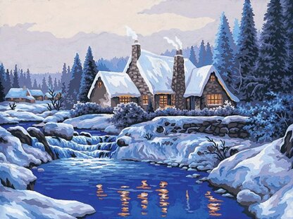 Grafitec Reflections in the Snow Tapestry Kit - 30cm x 40cm