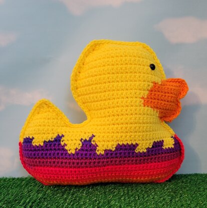 Easter duck cuddly toy