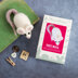 Hawthorn Handmade White Mouse Mini Needle Felting Kit - Brooch