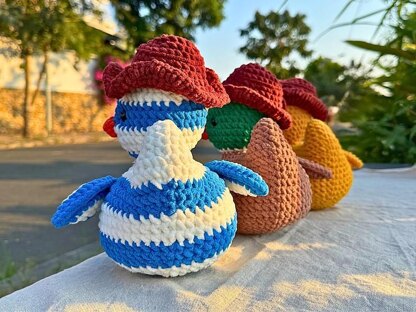 Cute Duck Crochet  No Sew