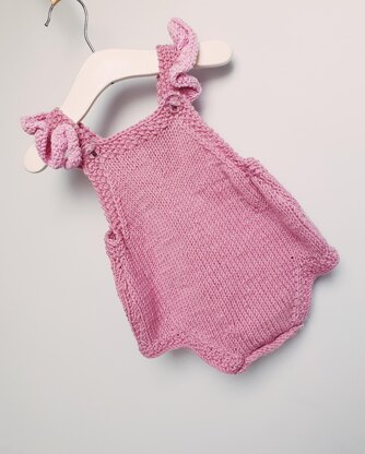 Baby DK Romper, Customisable with Bow, Frills or Bobbles