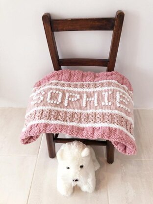 Personalised & Textured Blanket - ANY NAME!