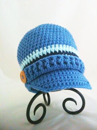 Oxleyham Newsboy Hat Crochet Pattern (Child)