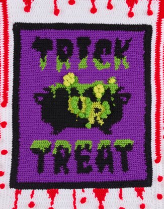 Sirdar Halloween Crochet Along Blanket