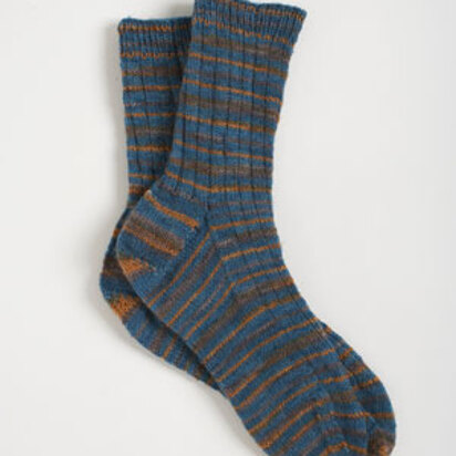 Father's Day Socks in Lion Brand Sock Ease - 80226 - knitting pattern