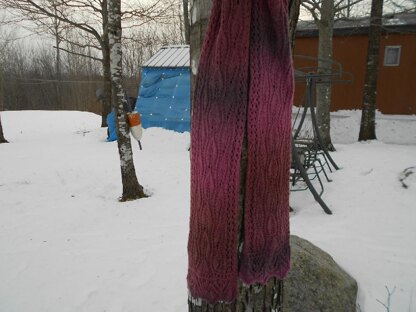 Grape Ivy Lace Scarf