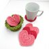 Rose Flower Coaster Set