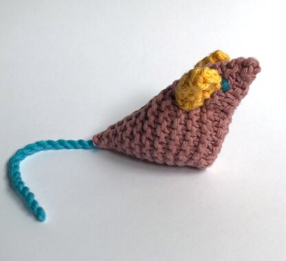 Knitted cat toys