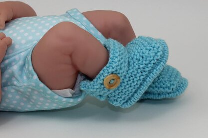 Just For Preemies - One Button Booties