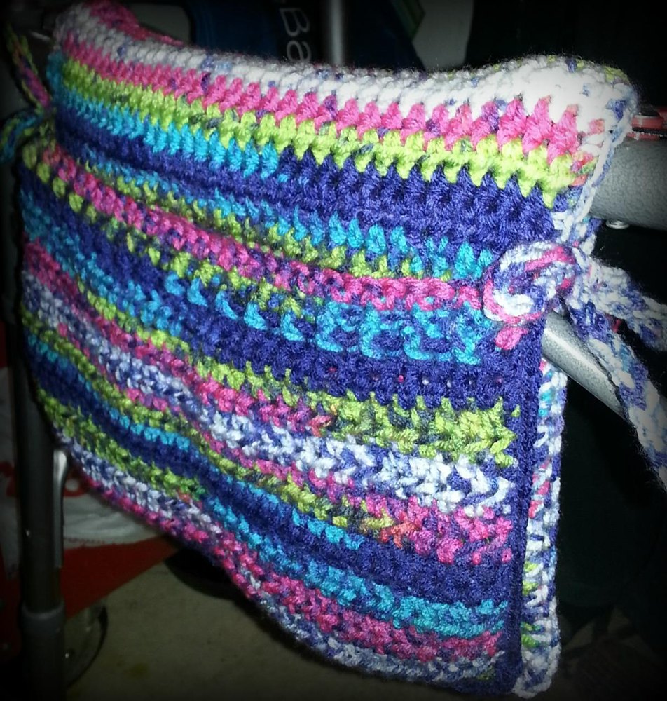 Crochet store walker bag