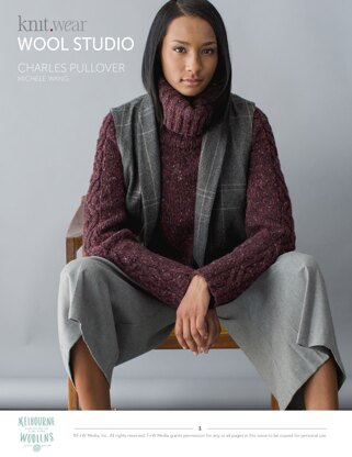 Charles Pullover in The Fibre Co. Arranmore - Downloadable PDF