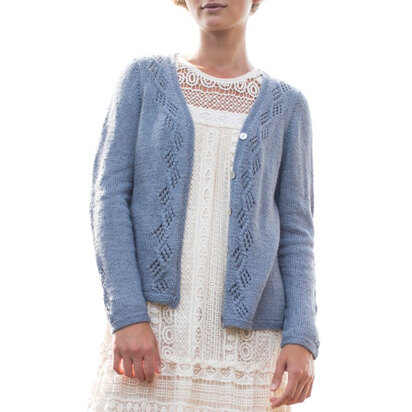 Chenin Cardigan in Berroco Summer Silk - 384-3 - Downloadable PDF