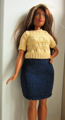 1:6th scale ruched jumpers