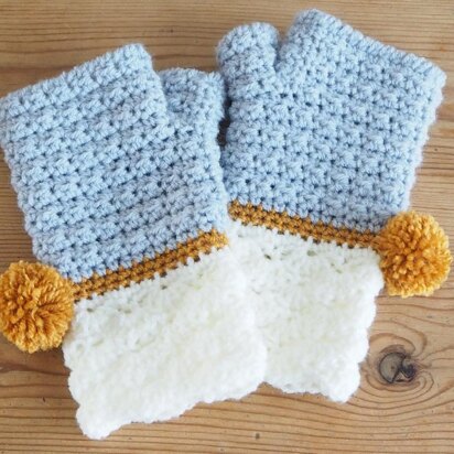 Snow Dipped Mitts