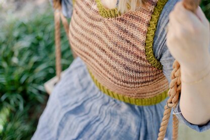 Striped Market Vest