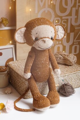 Knitting Pattern: Large Monkey